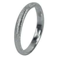 Load image into Gallery viewer, Silberring rau gebürstet Band Ring 925er Sterling Silber Damen Schmuck
