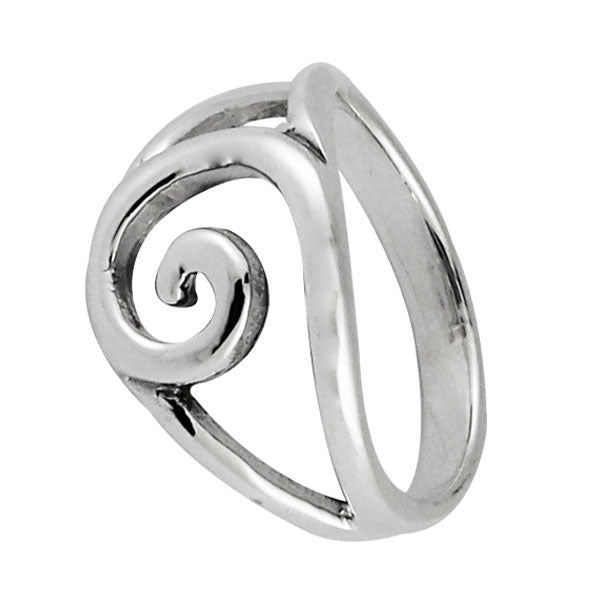 Silberring Spirale Auge filigran 925er Sterling Silber Designer Ringe Schmuck