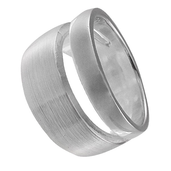 Silberring 925er Sterling Silber Designer Ringe Schmuck unisex matt glänzend