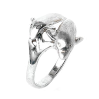 Cargar imagen en el visor de la galería, Ring Filigran Zwei Delphine 925er Sterling Silber
