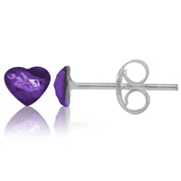 Load image into Gallery viewer, Ohrstecker Glas transparent hellgrün scheinend, 5 mm Ø, facettiert, glitzernd, 925er Sterlingsilber-Stift
