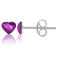 Cargar imagen en el visor de la galería, Ohrstecker Glas transparent hellgrün scheinend, 5 mm Ø, facettiert, glitzernd, 925er Sterlingsilber-Stift
