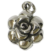 Cargar imagen en el visor de la galería, Silberanhänger Rose Oxidiert Anhänger aus Sterling Silber 925er Damen Schmuck
