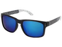 Cargar imagen en el visor de la galería, Sonnenbrille Nerd Brille verspiegelt Turtle Skin 400 UV orange blau grün weiß
