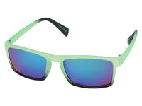 Cargar imagen en el visor de la galería, Sonnenbrille schmal eckig Brille verspiegelt 400 UV zweifarbig braun grün grau blau
