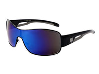 Cargar imagen en el visor de la galería, LOOX Sonnenbrille Doppelbügel 400UV X-Emblem Monoglas - Modell Panama
