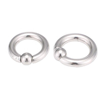 Load image into Gallery viewer, Piercing Ball Closure Ring Klemmkugel Captive Bead Edelstahl
