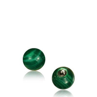 Load image into Gallery viewer, Holz Stein Kugel Bauchnabelpiercing Schraubgewinde Edelstahl Piercing Ersatz
