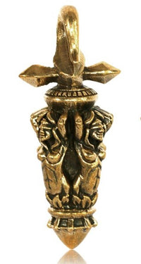 Cargar imagen en el visor de la galería, Piercing 36g Ohrgewicht Brass gold Spitze Hook 4mm
