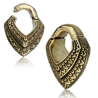 Load image into Gallery viewer, Clicker Piercing Ohrgewicht Raute 5mm Messing 30g
