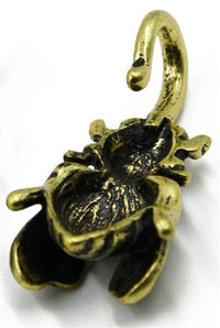 Load image into Gallery viewer, Piercing Ohrgewicht Messing 15g Biene 3mm Hook
