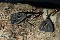 Load image into Gallery viewer, Piercing White Brass Hook Ohrgewicht 3mm Ouija Zeiger
