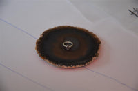 Load image into Gallery viewer, Piercing Ring Blume 925 Silber Labret Tragus 1.2mm
