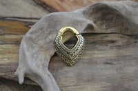 Load image into Gallery viewer, Clicker Piercing Ohrgewicht Raute 5mm Messing 30g
