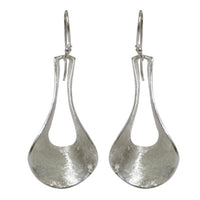 Load image into Gallery viewer, Silberohrringe 925er Silber Ohrringe Ohrhänger Damen Schmuck schwungvoll
