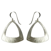 Load image into Gallery viewer, Silberohrringe 925er Silber Ohrringe Ohrhänger Damen Schmuck Dreieckig
