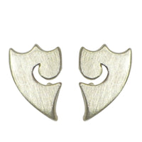 Load image into Gallery viewer, Silberohrstecker 925er Sterling Silber Ohrstecker Damen Schmuck Ohrringe Schild Ornament
