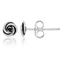 Load image into Gallery viewer, Ohrstecker 925 Sterling Silber Unisex Schmuck Ohrringe Kranz

