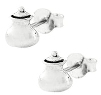 Load image into Gallery viewer, Silberohrstecker Ohrstecker 925er Sterling Silber Schmuck Vase
