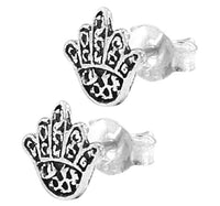 Cargar imagen en el visor de la galería, Silberohrstecker Ohrstecker Ohrringe Damen 925er Sterling Silber Schmuck Hand verziert
