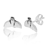 Load image into Gallery viewer, Silberohrstecker Ohrstecker Ohrringe Unisex 925er Sterling Silber Schmuck Flosse
