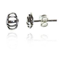 Load image into Gallery viewer, Silberohrstecker Bogen Fächer Ohrstecker Ohrringe 925er Sterling Silber Schmuck

