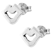 Load image into Gallery viewer, Silberohrstecker Ohrstecker 925er Sterling Silber Schmuck Ohrringe Mund
