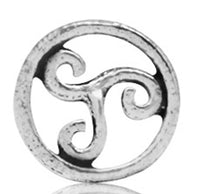 Load image into Gallery viewer, Ohrstecker 925 Silber Unisex Schmuck Ohrringe Kreis mit Muster
