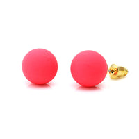 Load image into Gallery viewer, Brass Ohrstecker Stern Sterne bunt Unisex Ohrringe Edelstahl nickelfrei Kommunismus 12 mm
