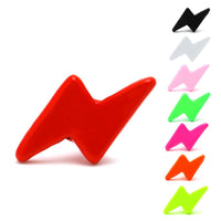 Load image into Gallery viewer, Brass Ohrstecker Stern Sterne bunt Unisex Ohrringe Edelstahl nickelfrei Kommunismus 12 mm
