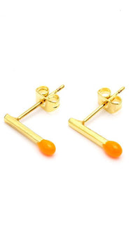 Load image into Gallery viewer, Brass Ohrstecker Stern Sterne bunt Unisex Ohrringe Edelstahl nickelfrei Kommunismus 12 mm
