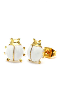 Load image into Gallery viewer, Brass Ohrstecker Stern Sterne bunt Unisex Ohrringe Edelstahl nickelfrei Kommunismus 12 mm
