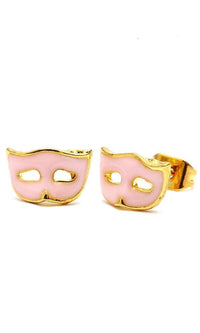 Load image into Gallery viewer, A pair of nickelfrei Brass Ohrstecker named &quot;Stern Sterne,&quot; featuring colorful unisex star designs, made of 12 mm stainless steel, perfect for fans of bold, unique earrings.
