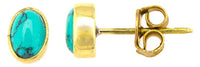 Load image into Gallery viewer, Brass Ohrstecker Stern Sterne bunt Unisex Ohrringe Edelstahl nickelfrei Kommunismus 12 mm
