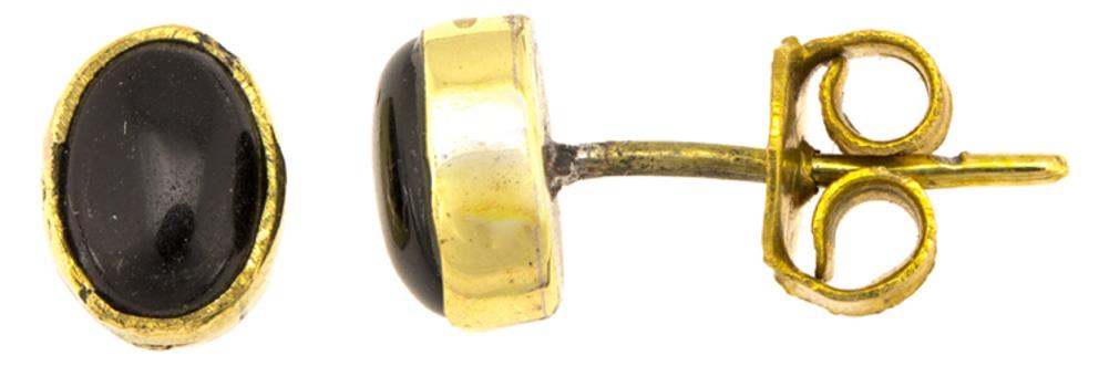 Brass Ohrstecker Stern Sterne bunt Unisex Ohrringe Edelstahl nickelfrei Kommunismus 12 mm