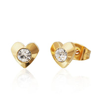 Load image into Gallery viewer, Brass Ohrstecker Stern Sterne bunt Unisex Ohrringe Edelstahl nickelfrei Kommunismus 12 mm
