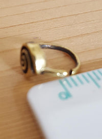 Cargar imagen en el visor de la galería, Nostril Piercing Messing Nasenringe Spirale spiralig 10 mm/0,8 mm Nasenschmuck
