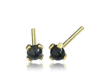 Load image into Gallery viewer, Nostril Piercing Messing Nasenstecker Stein 0.8mm
