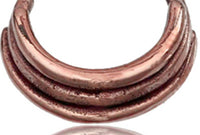 Load image into Gallery viewer, Nostril Piercing Kupfer Nasenringe Bänder rotgold
