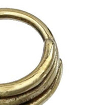 Load image into Gallery viewer, Nostril Piercing Brass Nasenringe Bänder gold
