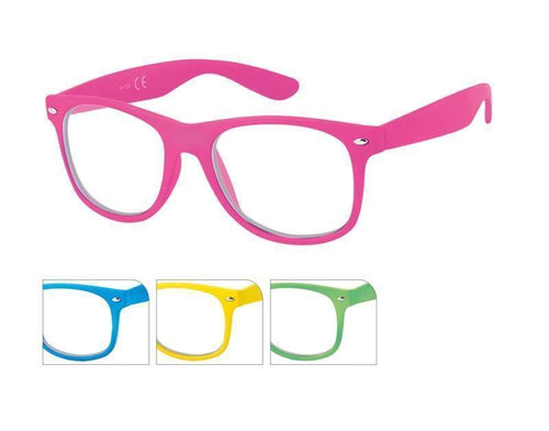 Nerd sunglasses, unisex, clear lenses, 400UV