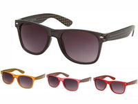 Cargar imagen en el visor de la galería, Sonnenbrille Tweed Optik Unisex Brille dunkel getönt 400 UV  transparent Nerd
