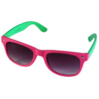 Cargar imagen en el visor de la galería, Sonnenbrille Nerd zweifarbig Unisex Brille lila getönt 400 UV
