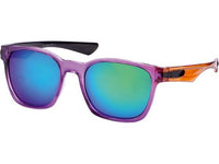 Load image into Gallery viewer, Sonnenbrille bunt verspiegelt 400 UV  transparent dreifarbig sportlich
