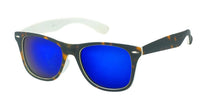 Load image into Gallery viewer, Sonnenbrille verspiegelt 400 UV Nerd Tiger Print braun bunt
