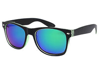 Cargar imagen en el visor de la galería, Nerd Sonnenbrille verspiegelt 400 UV seitlich transparent farbig
