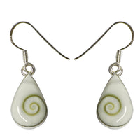 Cargar imagen en el visor de la galería, Shivaauge Silberohrringe Tropfen 15 mm Ohrringe 925er Sterling Silber Shiva Auge Eye Damen Schmuck
