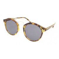 Load image into Gallery viewer, Sonnenbrille rund Vintage 400UV Metalldoppelsteg golden John Lennon Style
