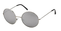 Cargar imagen en el visor de la galería, Sonnenbrille groß Round Glasses Lennon-Style 400 UV Metall getönt langer Steg
