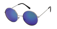 Cargar imagen en el visor de la galería, Sonnenbrille Round Glasses John-Lennon-Style 400 UV Metall bunt verspiegelt
